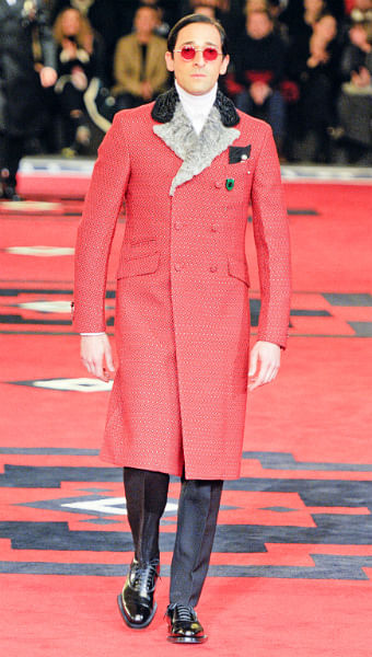 Adrien Brody for Prada FW2012